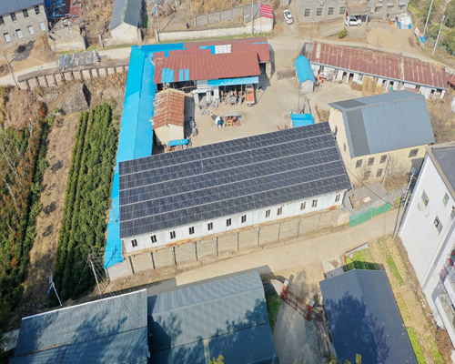安徽北方机械有限公司屋顶100Kw分布式光伏电站